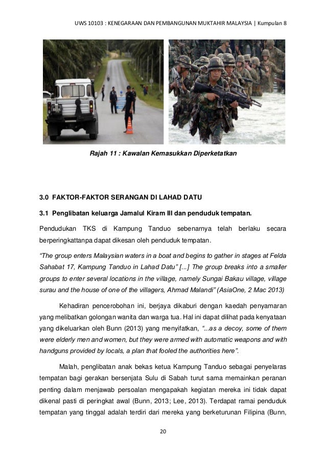 penceroboh di lahad datu mac